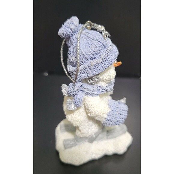 1999 Snow Buddies The Skier Snowman Christmas Ornament Encore Group - Picture 3 of 8